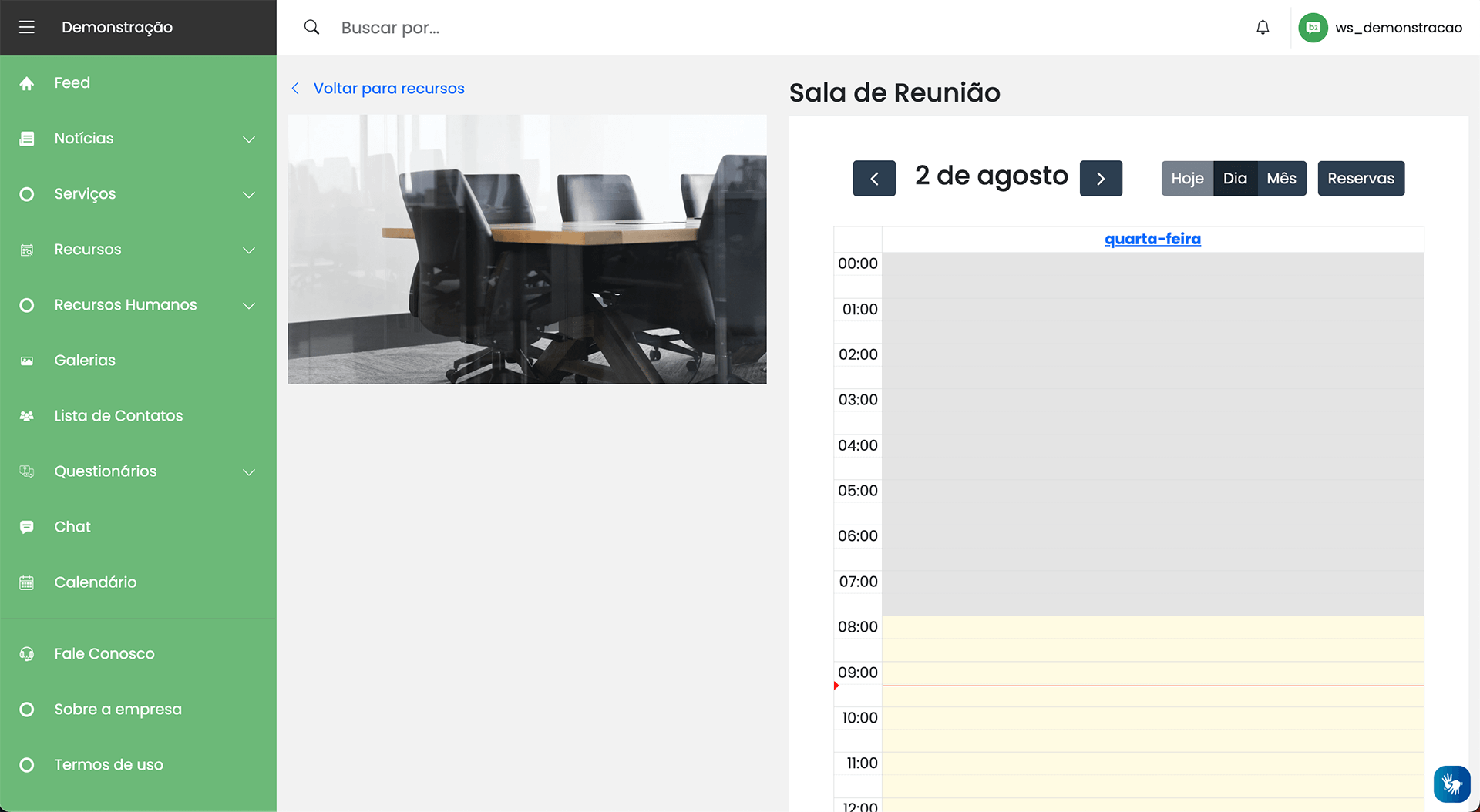 Reserva de recursos